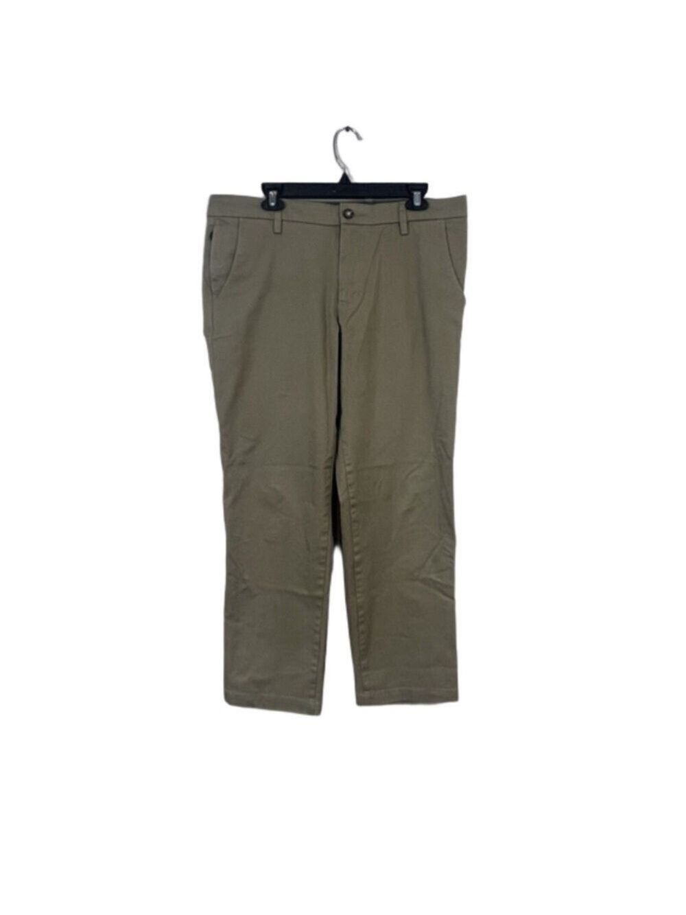 Dockers Pants Men 36x30 Tan Straight Fit Jean Cut 5 Pocket Chino Stretch